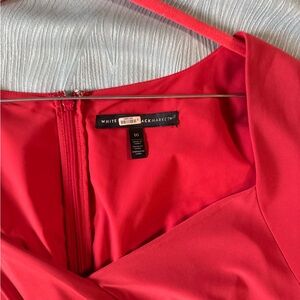 White House Black Market Vibrant Red Gown